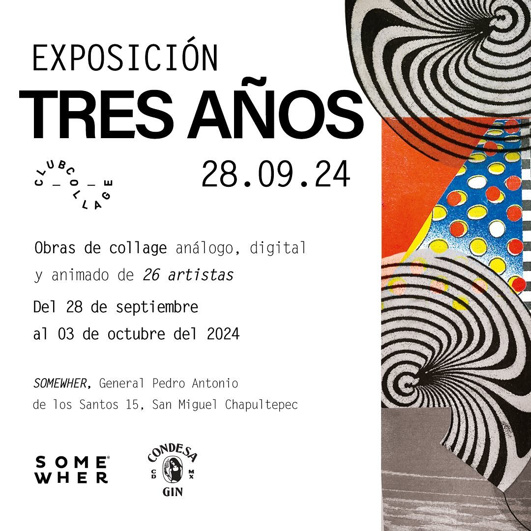 Club Collage celebra 3 años de creatividad y arte terapéutico en&nbsp;SOMEWHER