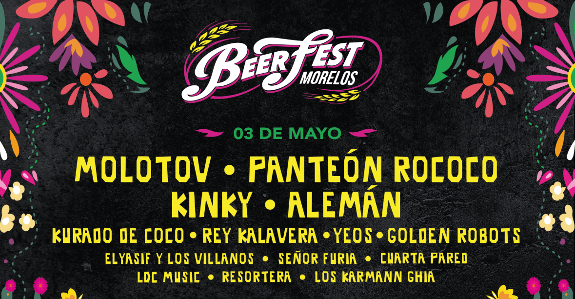 ¡BeerFest Morelos 2025: Música, chela y fiesta en Jardines de México!