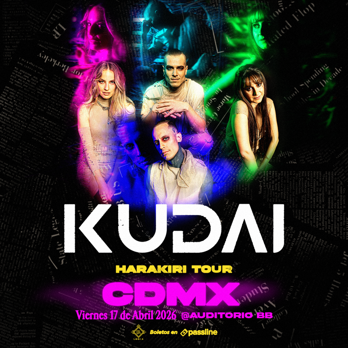 KUDAI regresa con su HARAKIRI TOUR